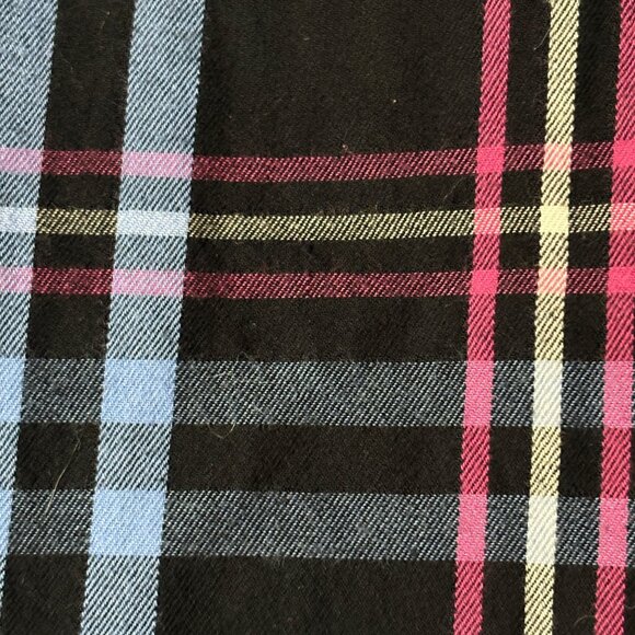 NWOT Betsey Johnson Intimates Ruffle Plaid Button-Down Flannel Sleep Shirt S - Picture 10 of 14